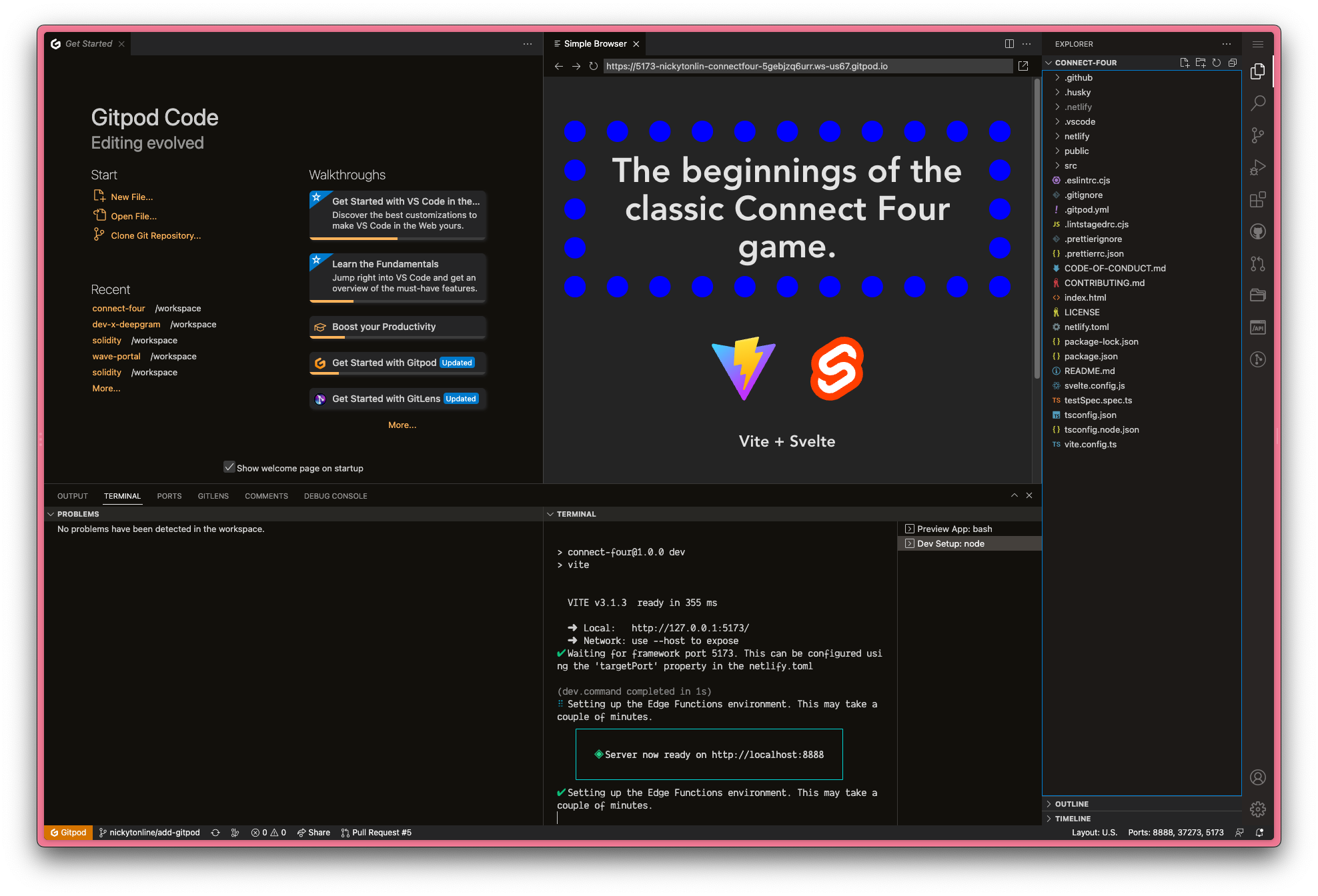 connect-four screenshot 4