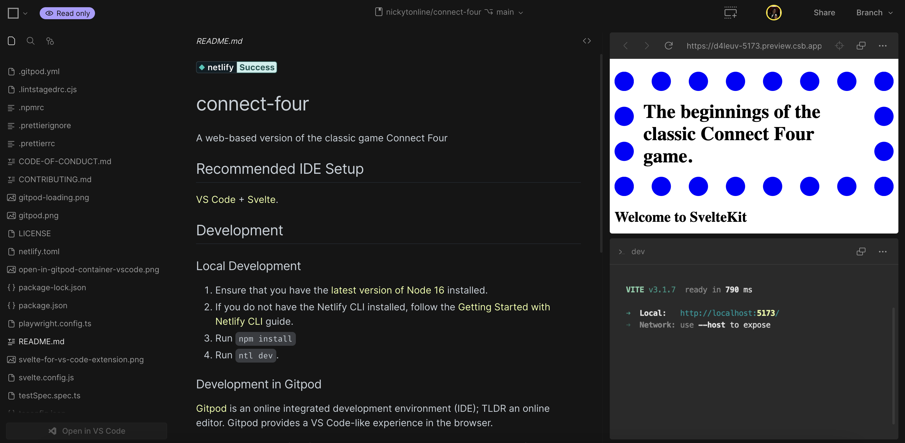 connect-four screenshot 5