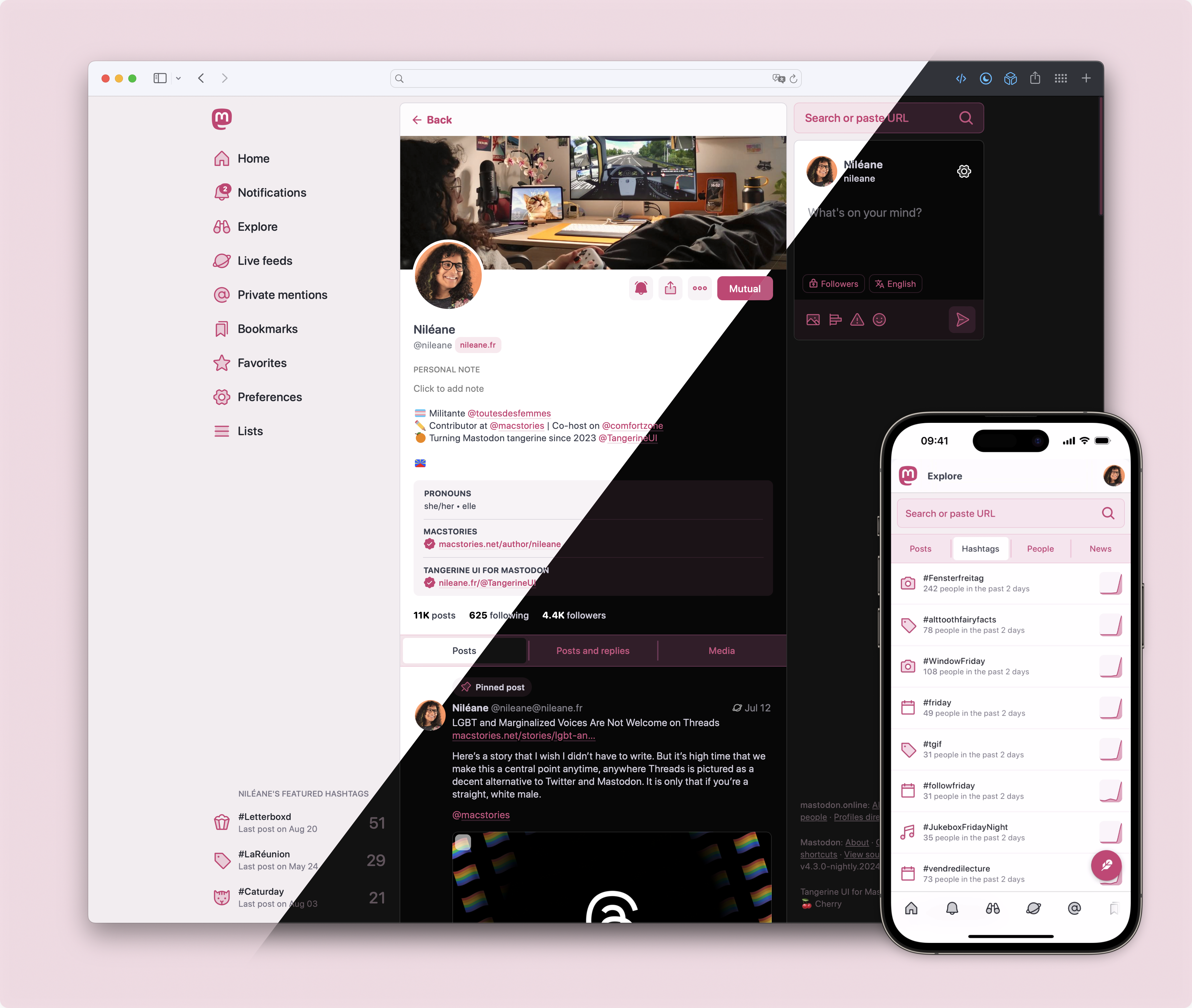 TangerineUI-for-Mastodon screenshot 3
