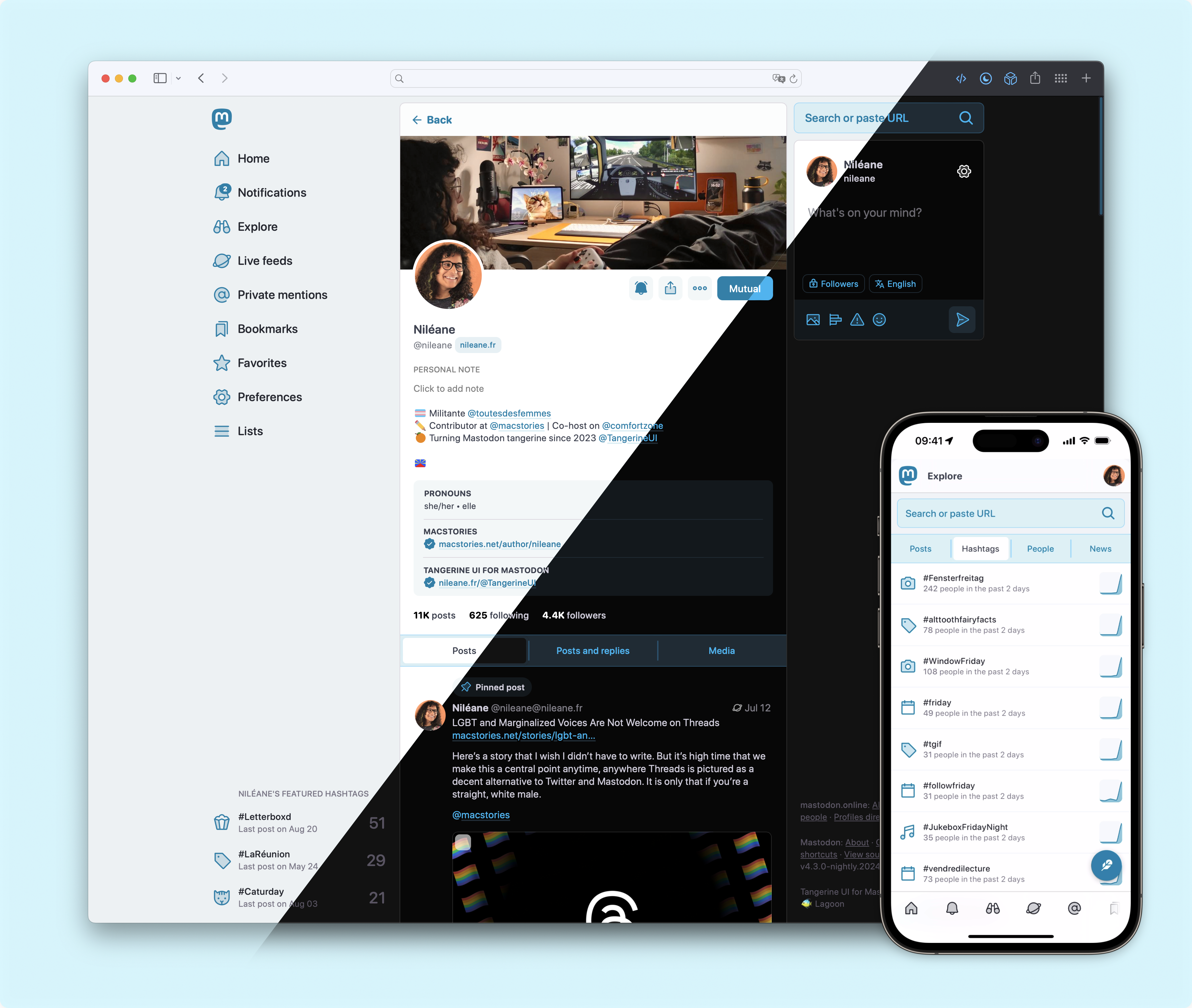 TangerineUI-for-Mastodon screenshot 4