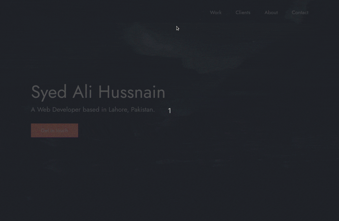 portfolio-template screenshot 1