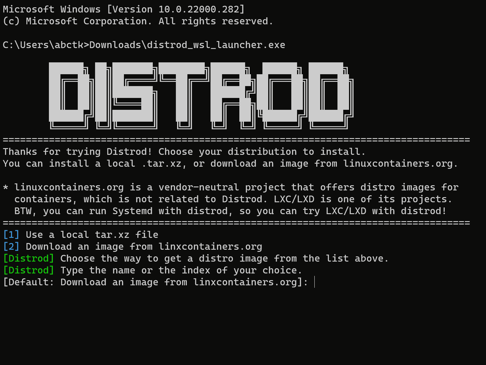 wsl-distrod screenshot 2