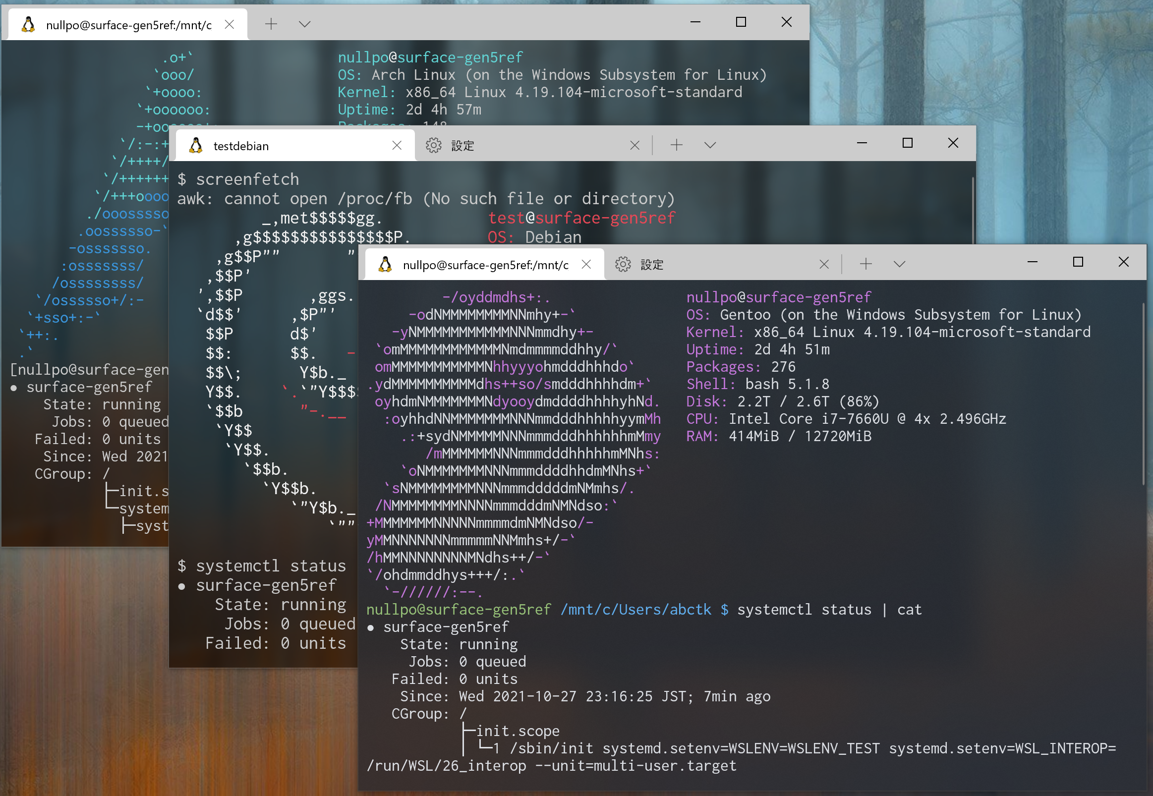 wsl-distrod screenshot 1