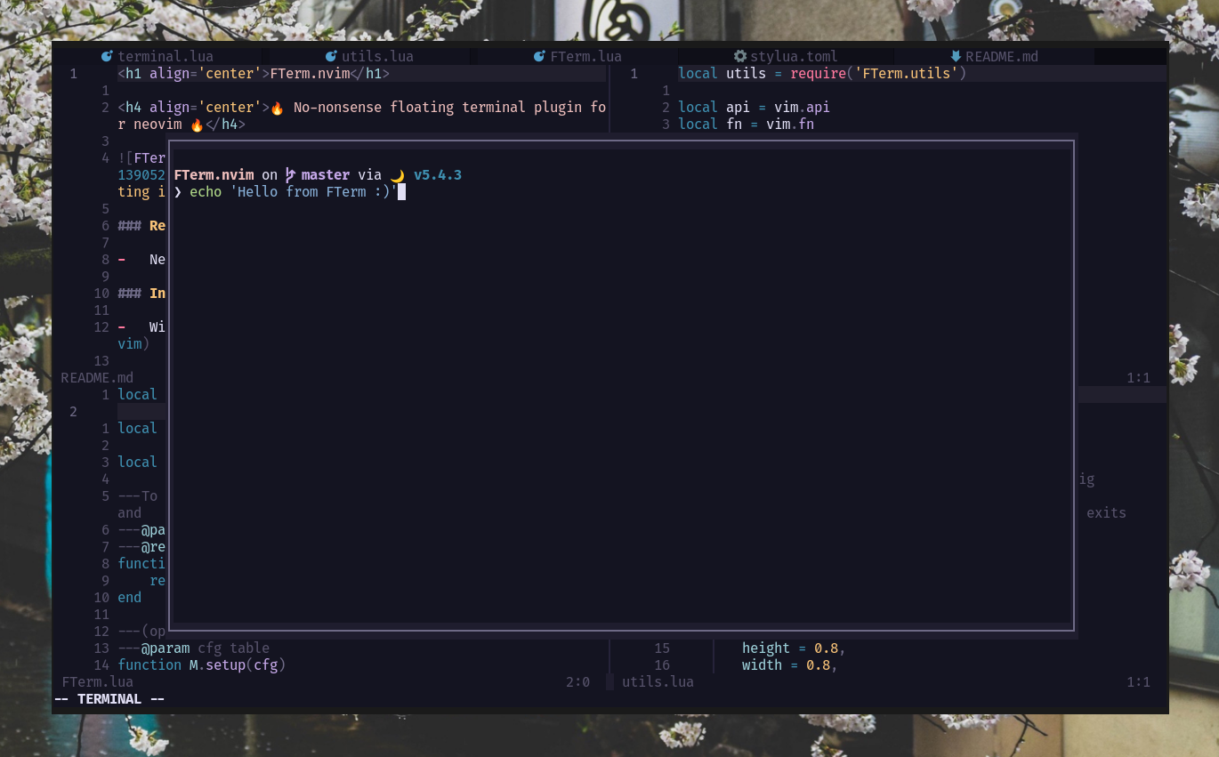 FTerm.nvim screenshot 1