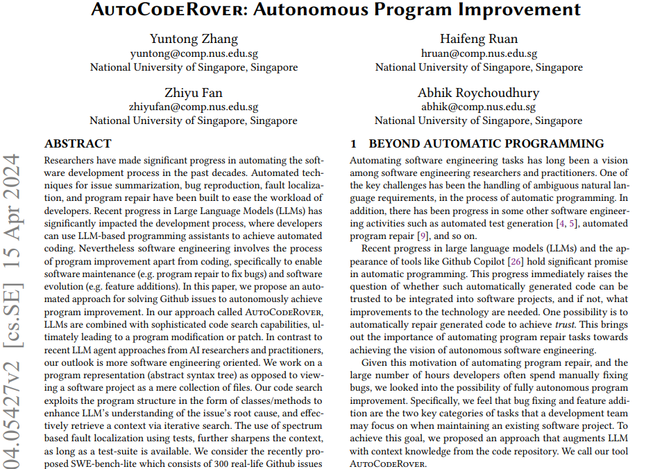 auto-code-rover screenshot 3
