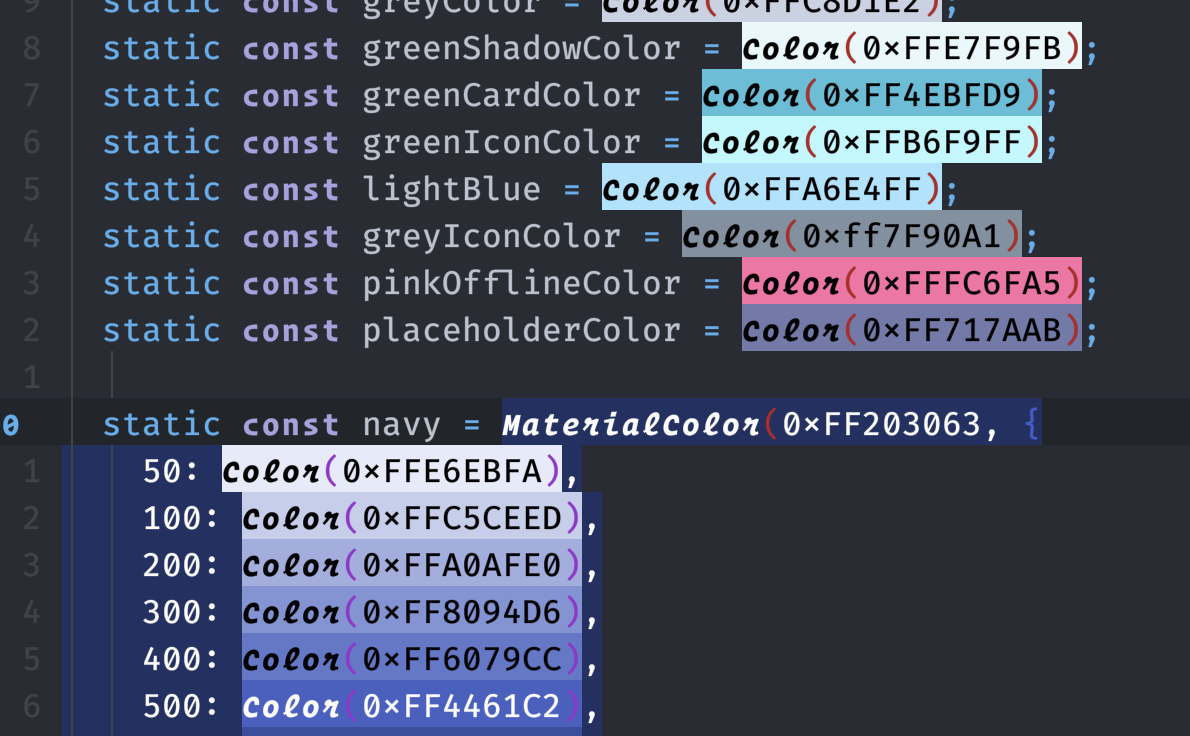 flutter-tools.nvim screenshot 3