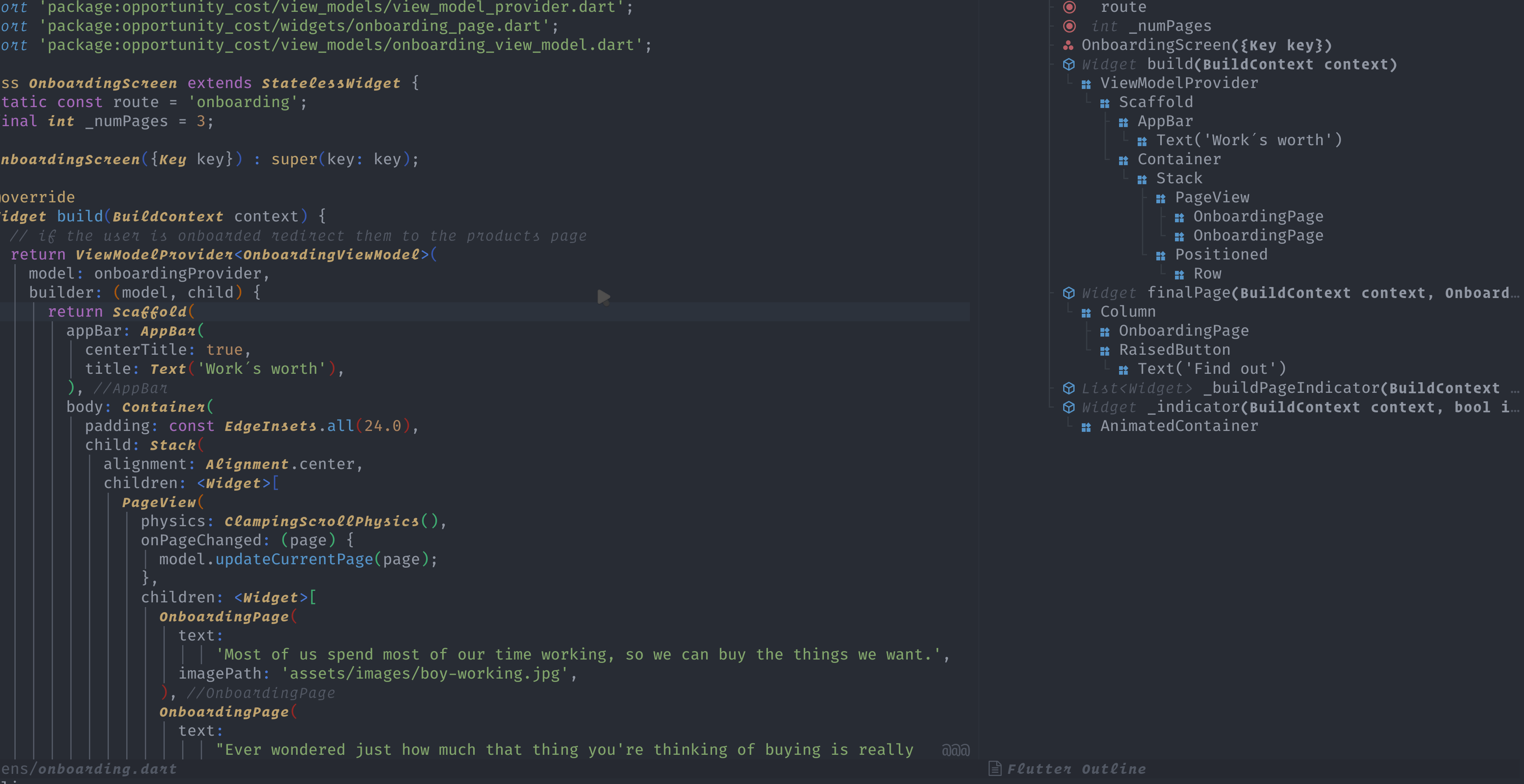 flutter-tools.nvim screenshot 6