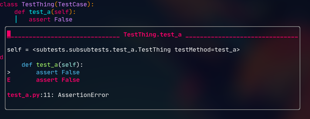 neotest screenshot 3