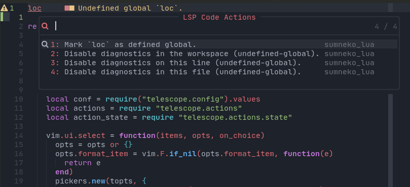 telescope-ui-select.nvim screenshot 1