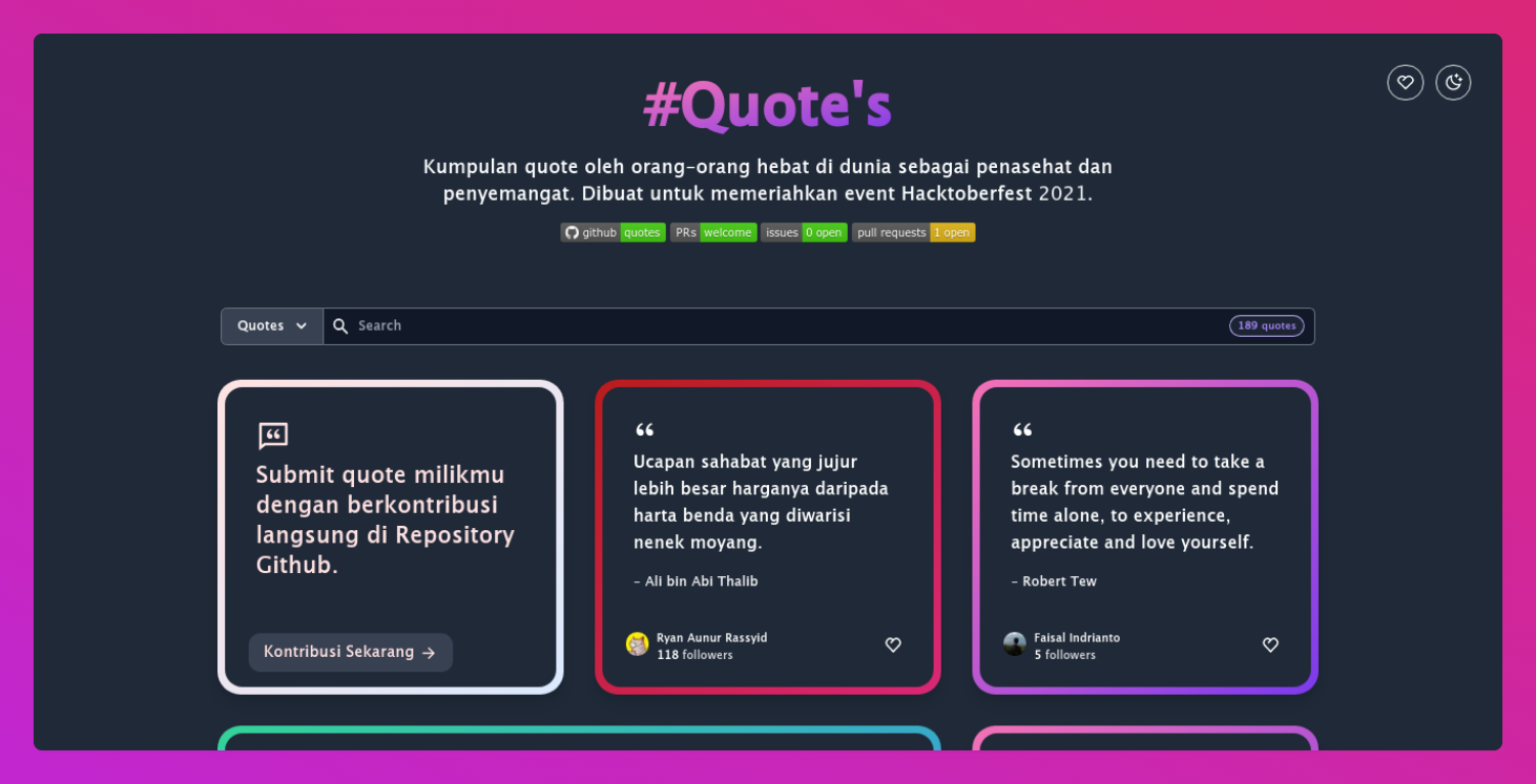 quotes screenshot 1