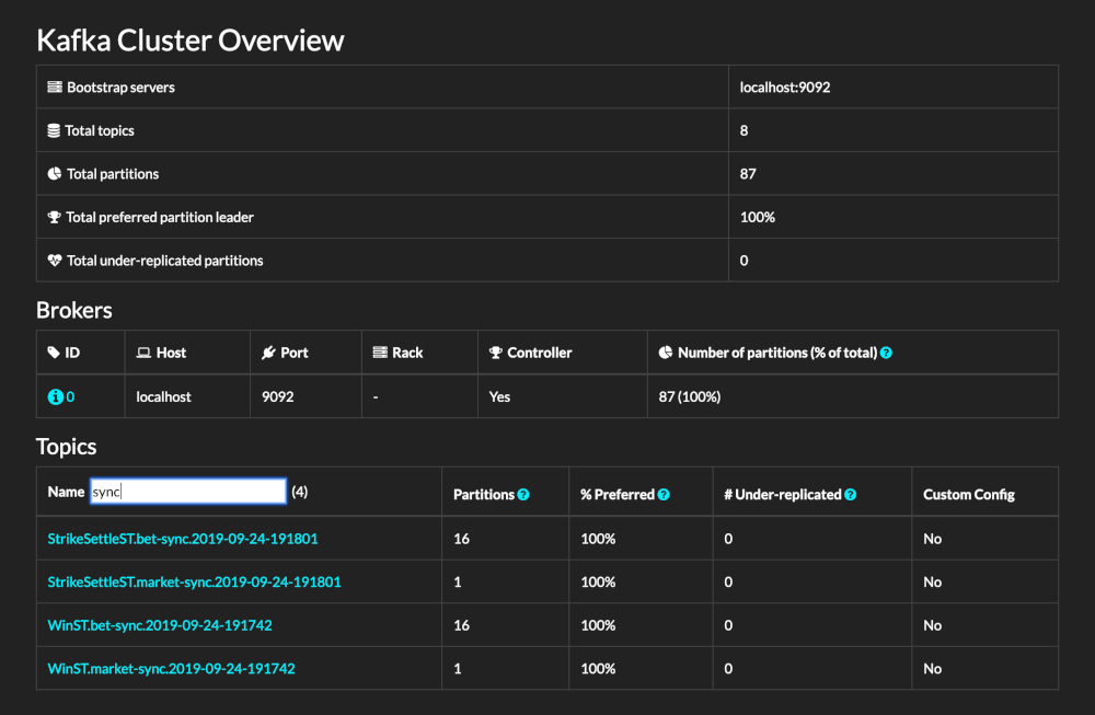 kafdrop screenshot 1