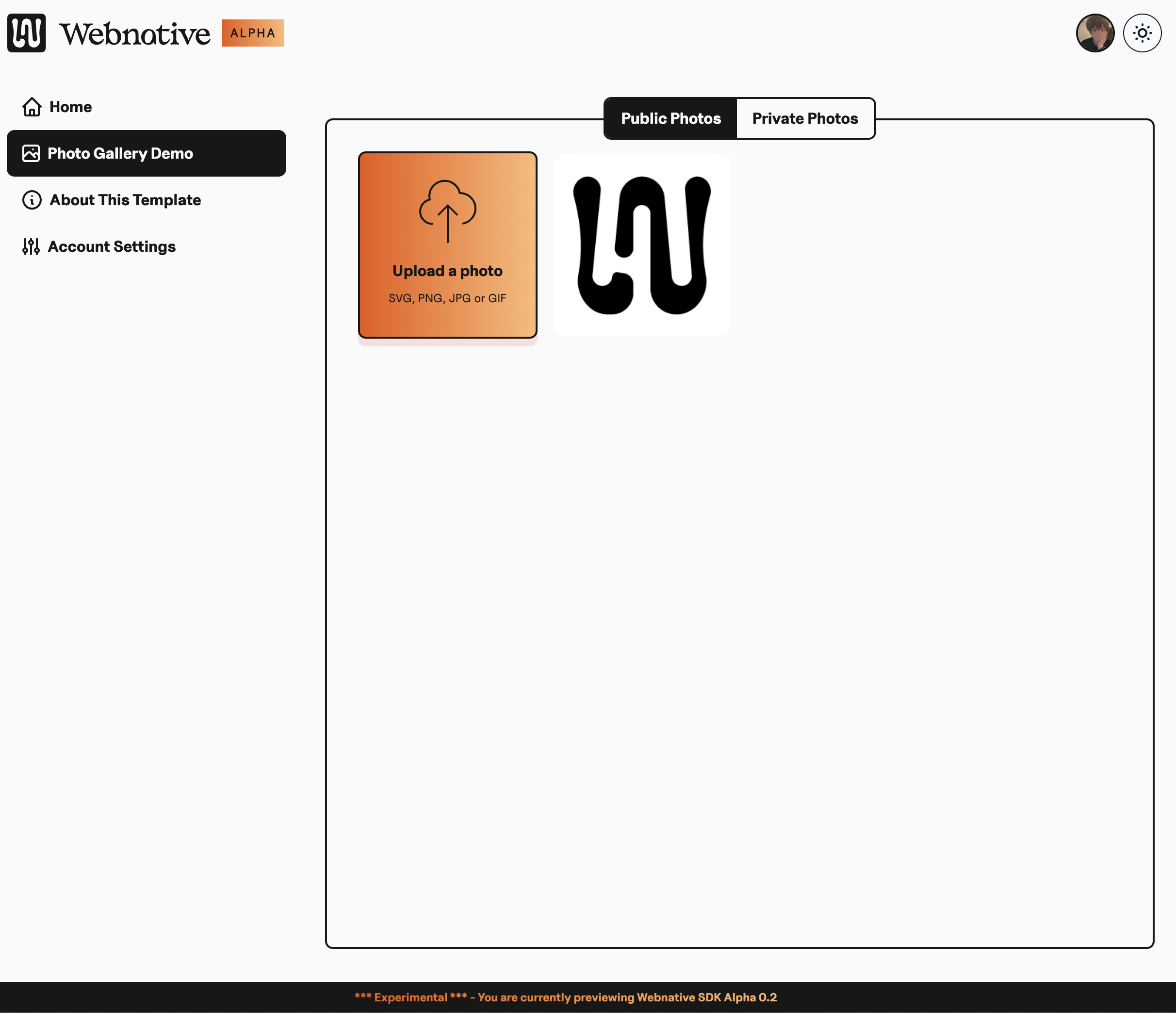 odd-app-template screenshot 2