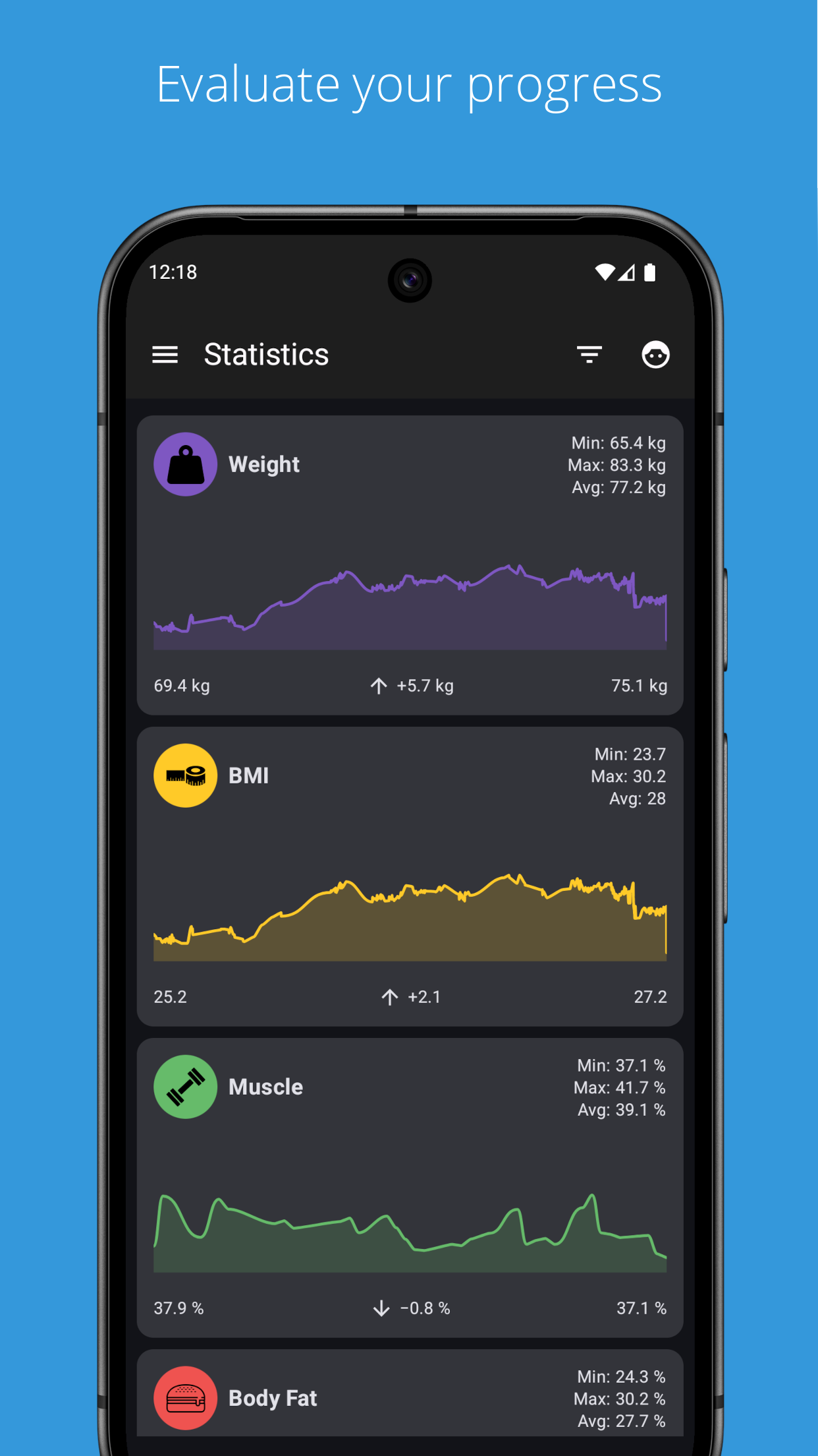 openScale screenshot 5