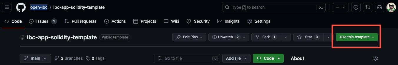 ibc-app-solidity-template screenshot 1