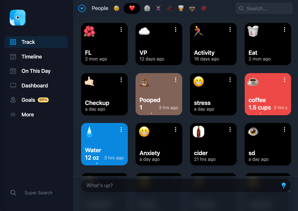 nomie6-oss screenshot 1