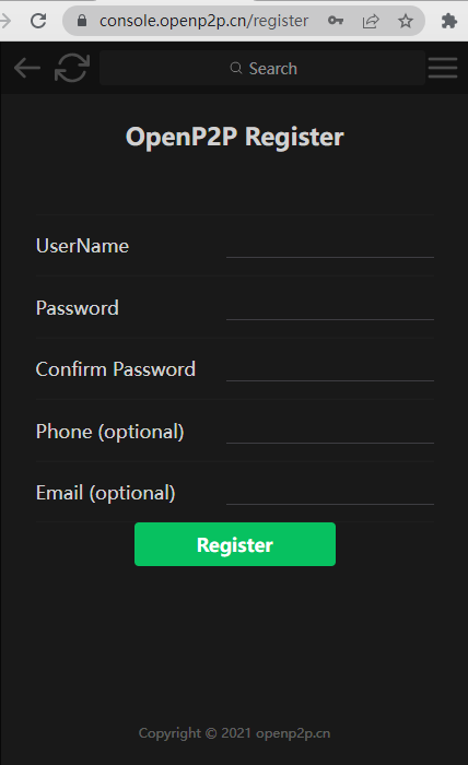 openp2p screenshot 1
