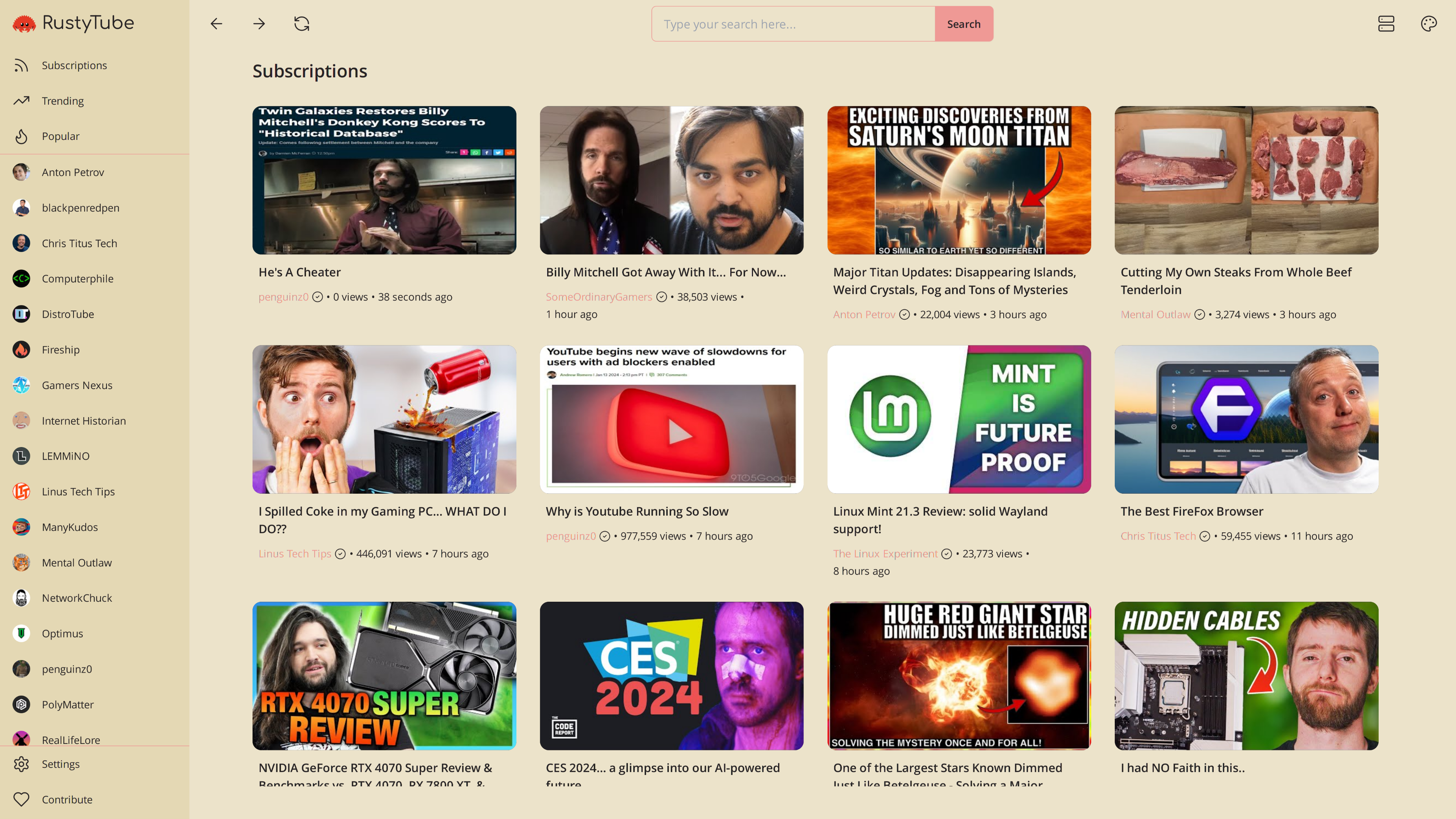 RustyTube screenshot 8
