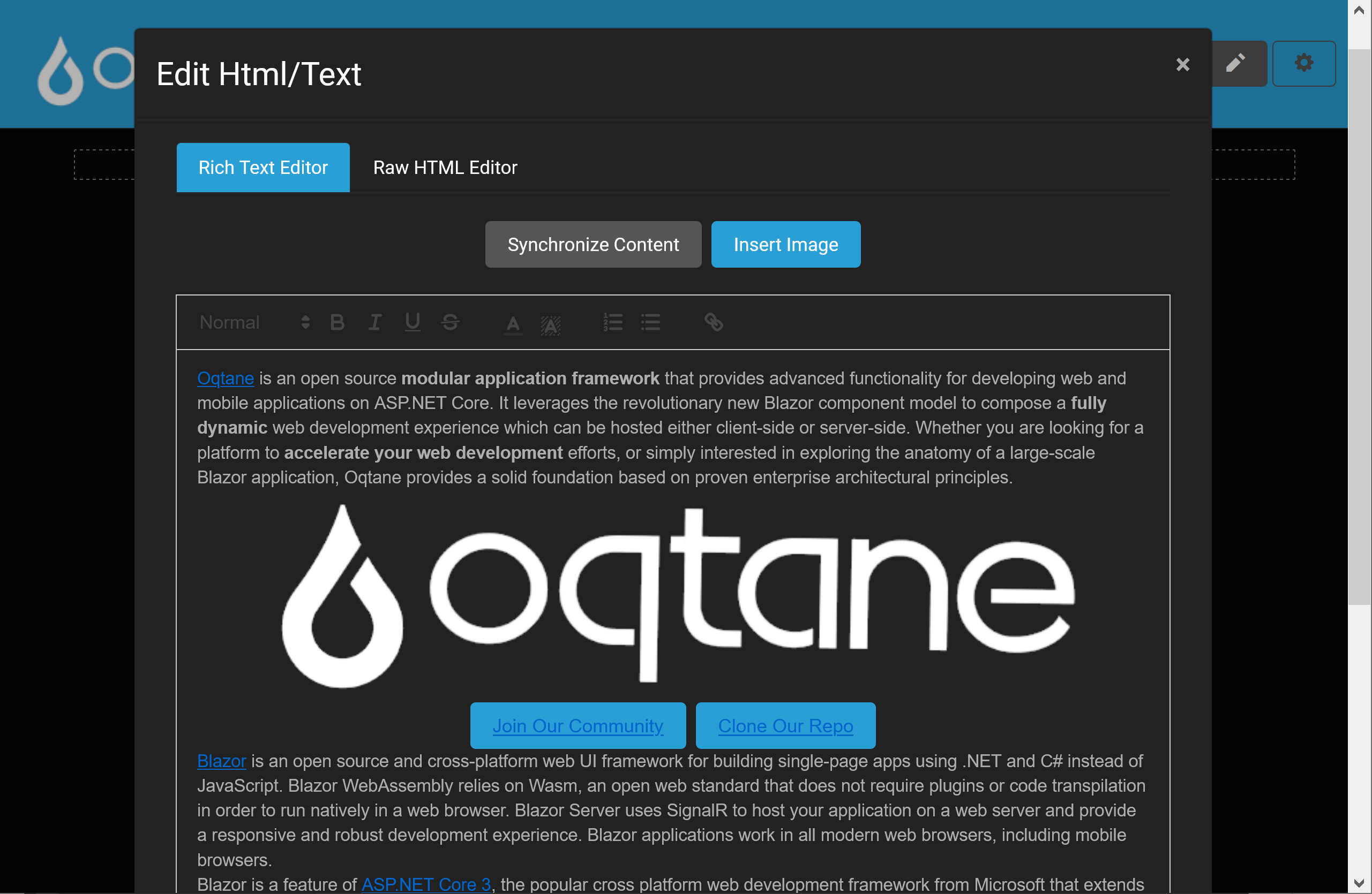 oqtane.framework screenshot 9