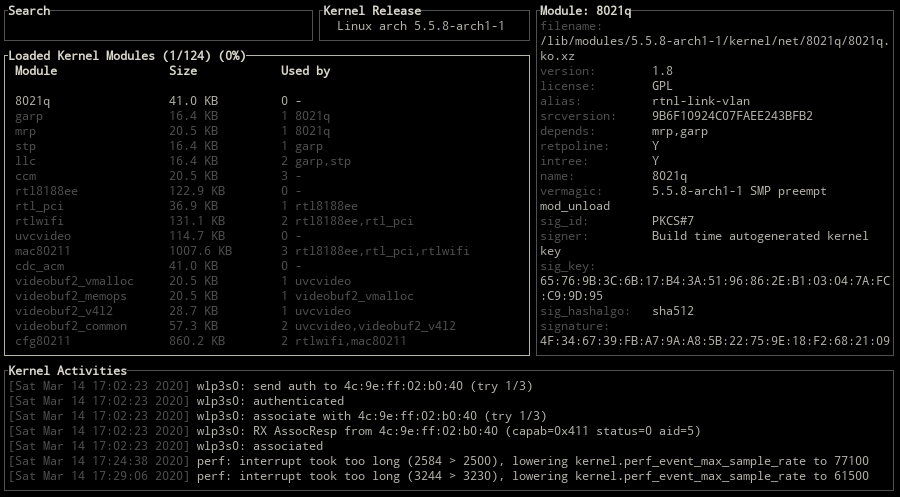 kmon screenshot 14
