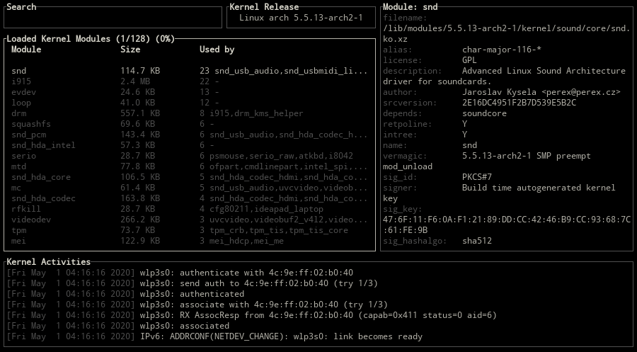 kmon screenshot 12