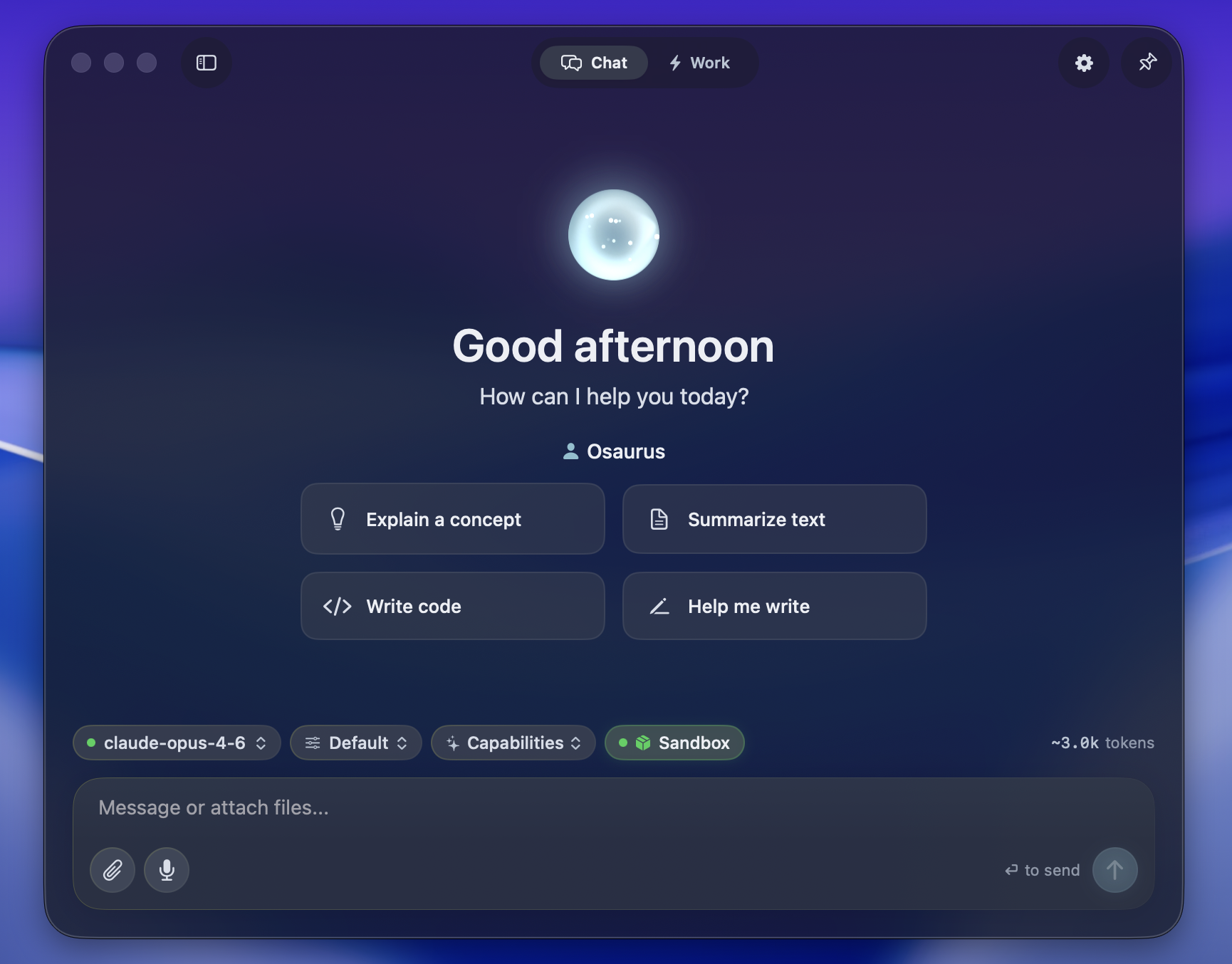 osaurus screenshot 1