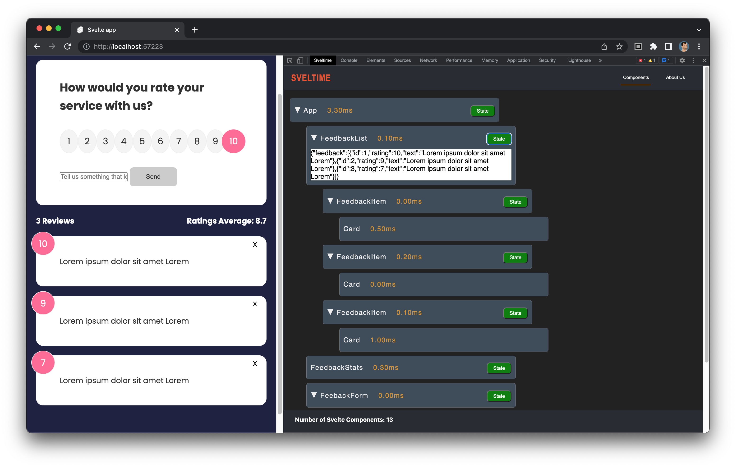 Sveltime screenshot 3