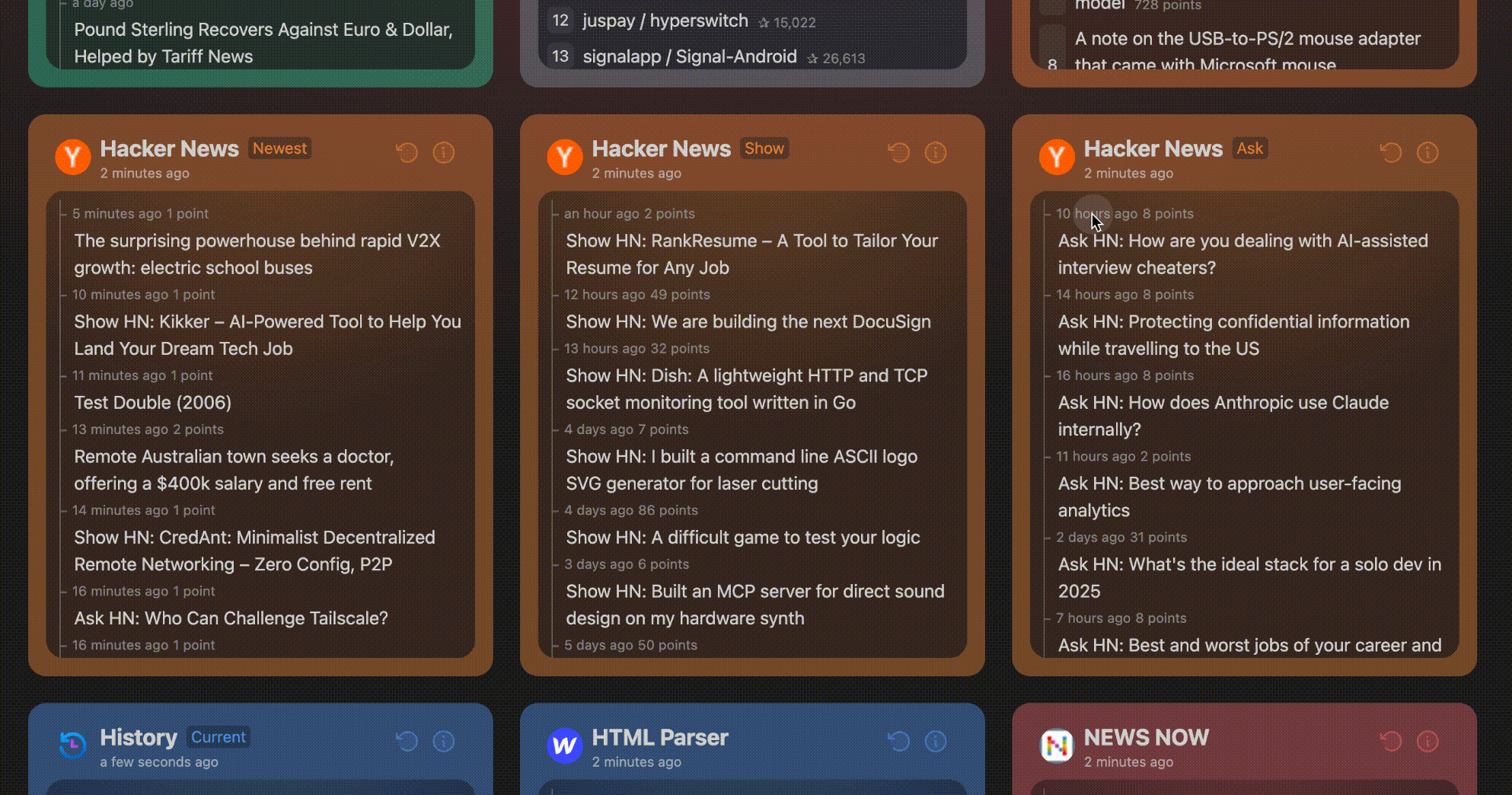 newsnow screenshot 2