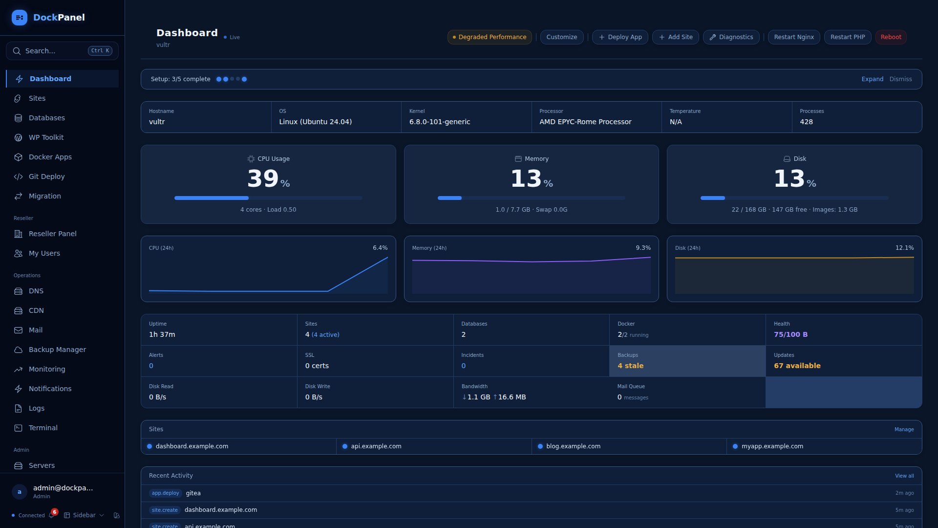 dockpanel screenshot 14