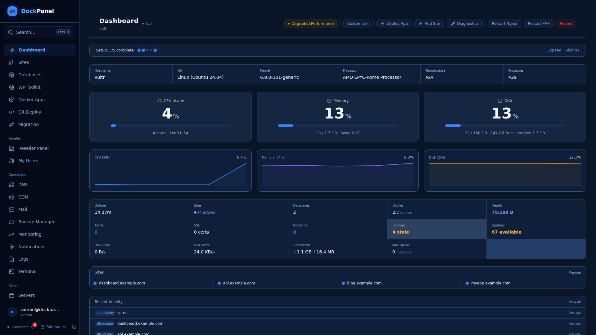 dockpanel screenshot 8