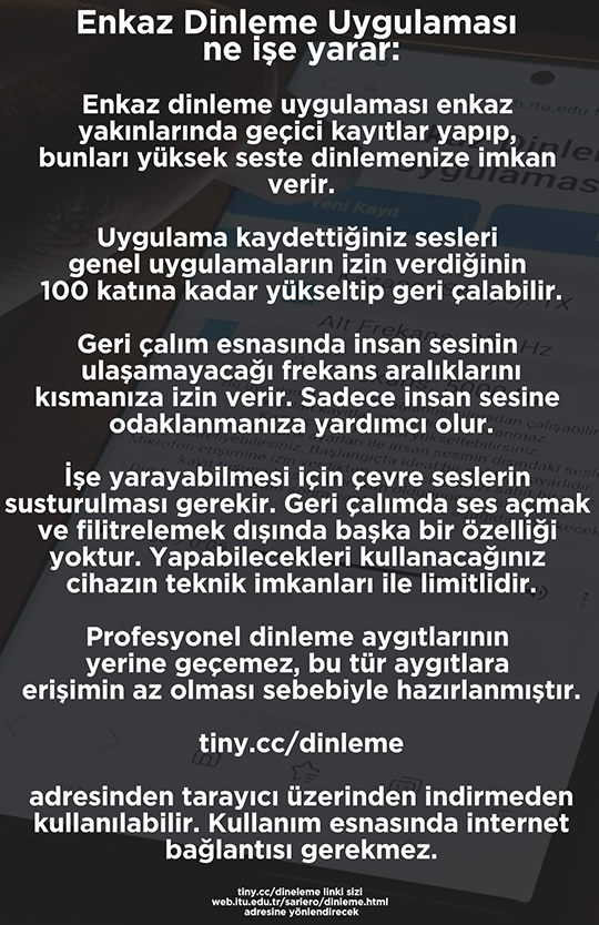 enkazdinlemeuygulamasi screenshot 1