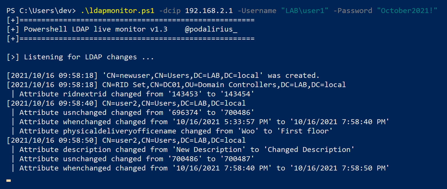 LDAPmonitor screenshot 4