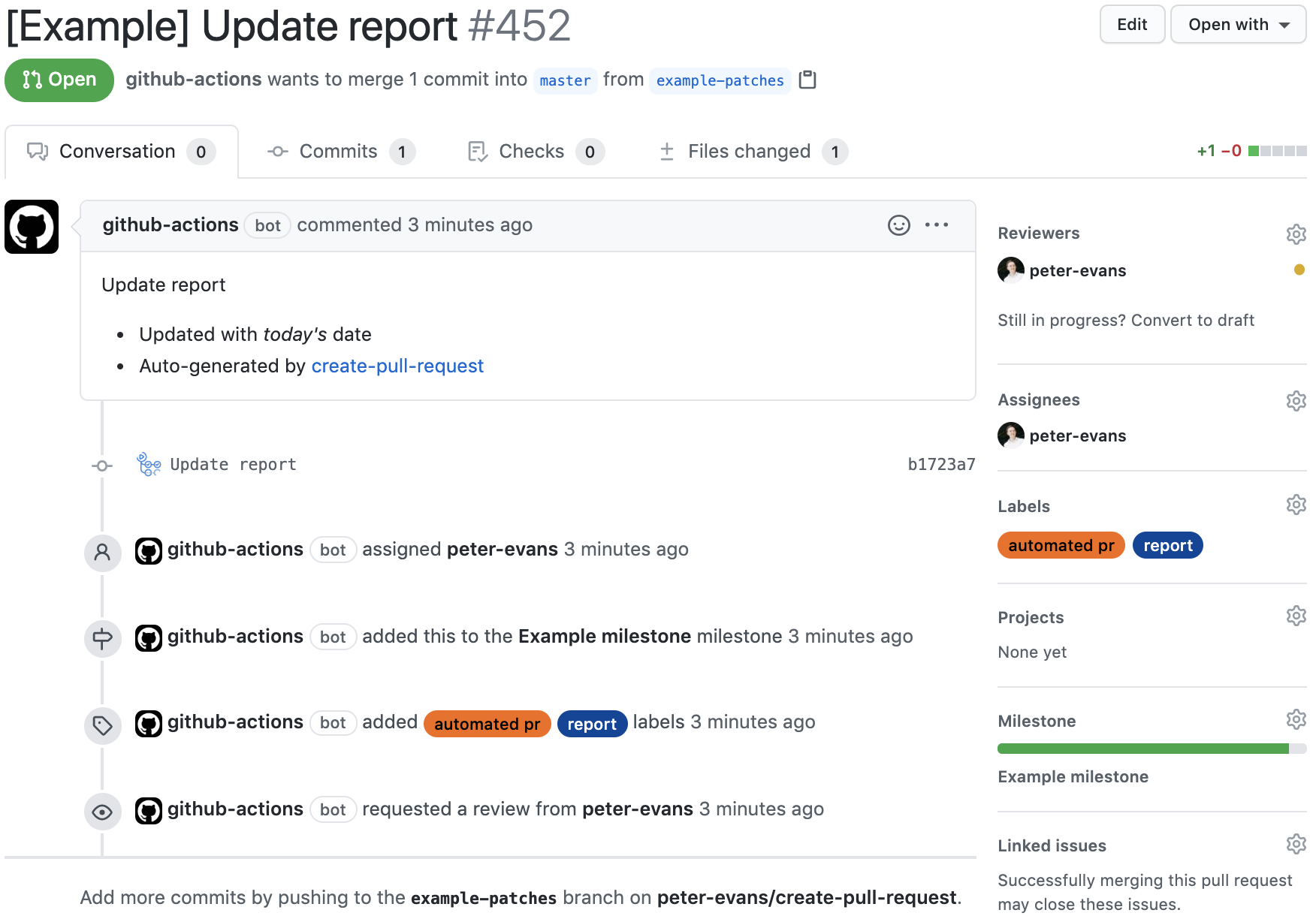 create-pull-request screenshot 1