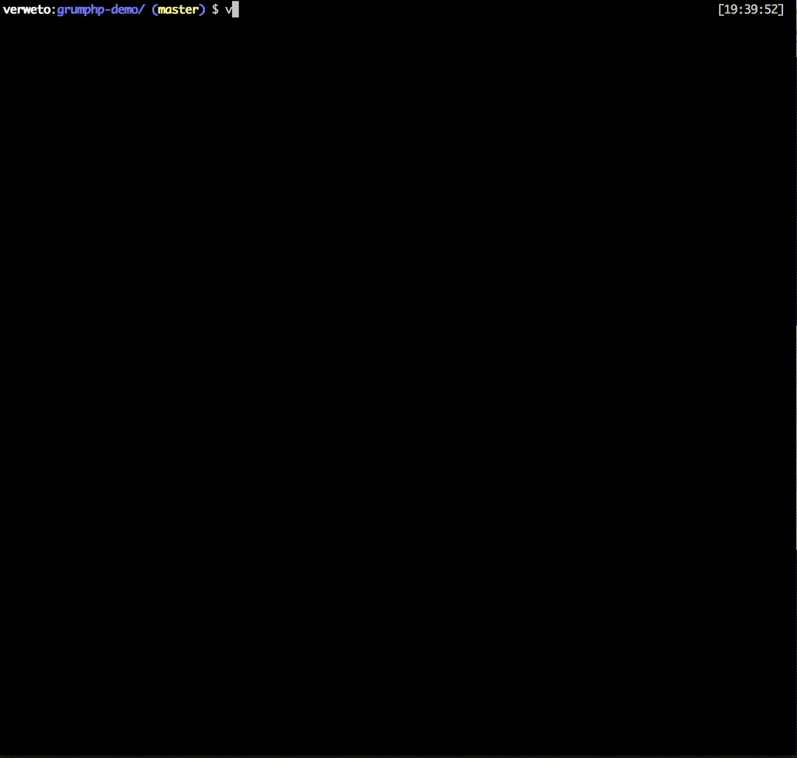 grumphp screenshot 1