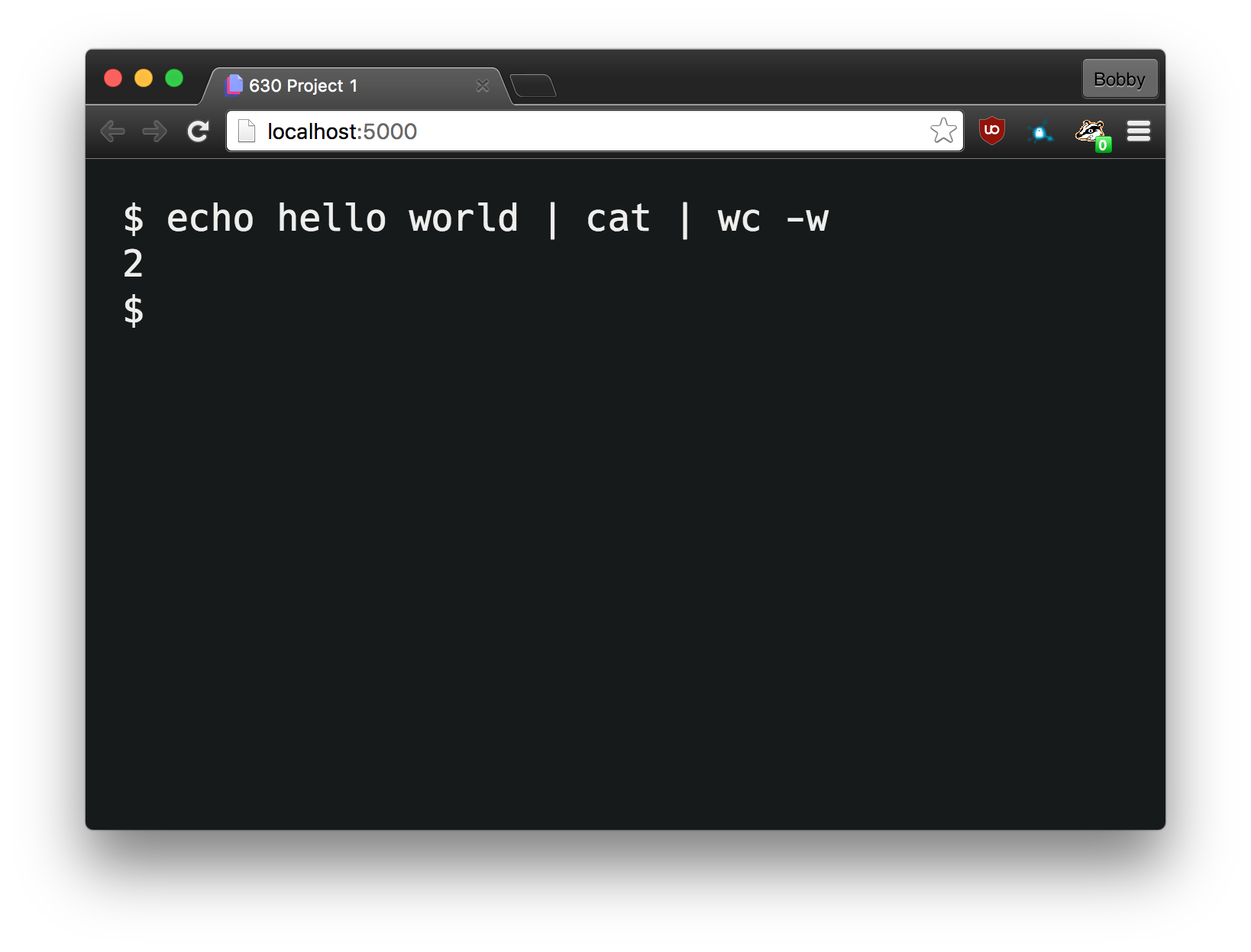 browsix screenshot 1