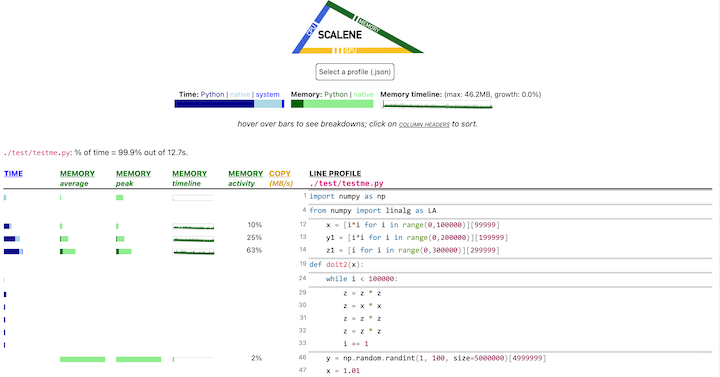 scalene screenshot 7