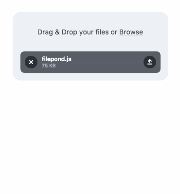 filepond screenshot 1