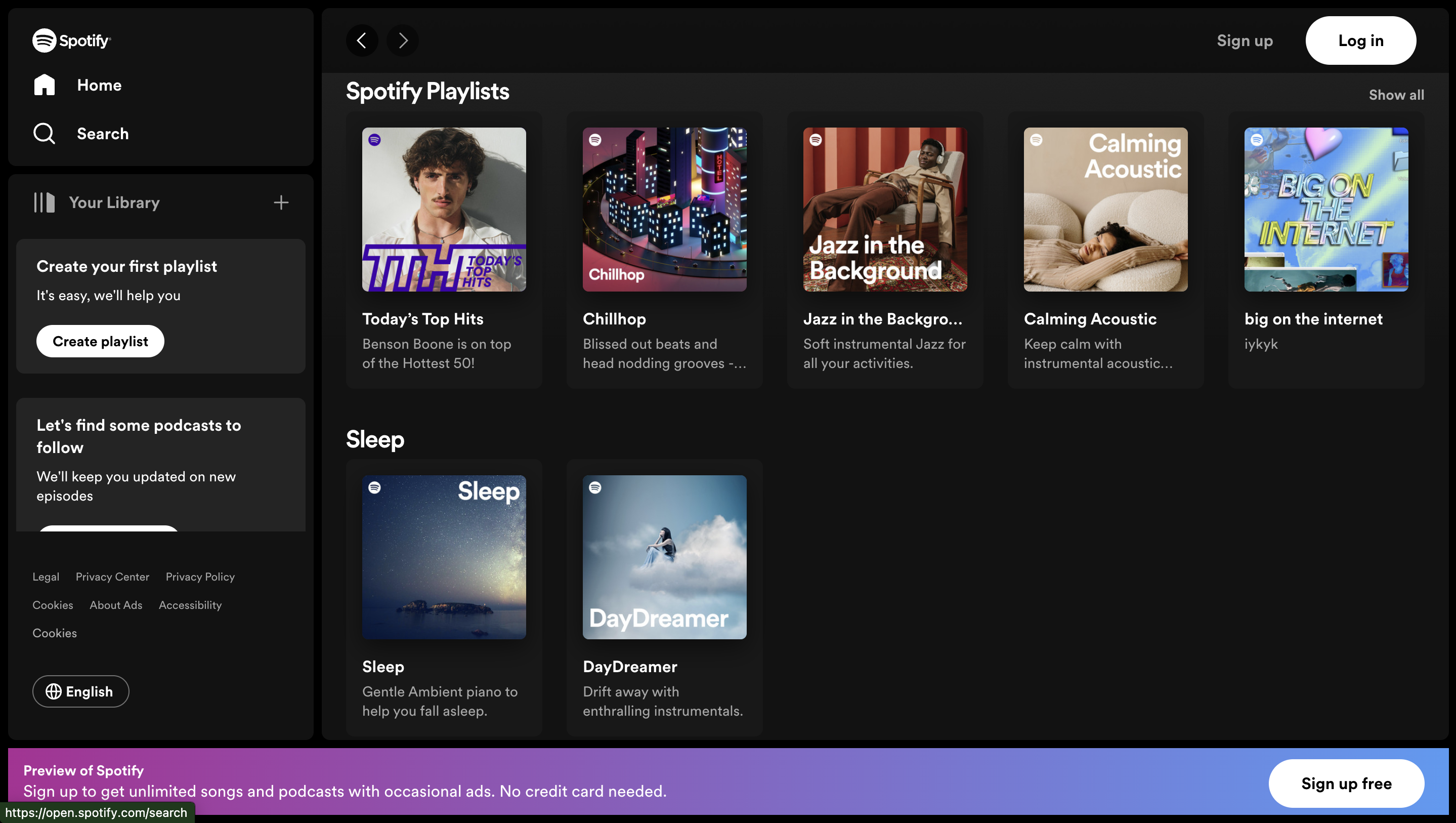 spotify-clone-assignment screenshot 1