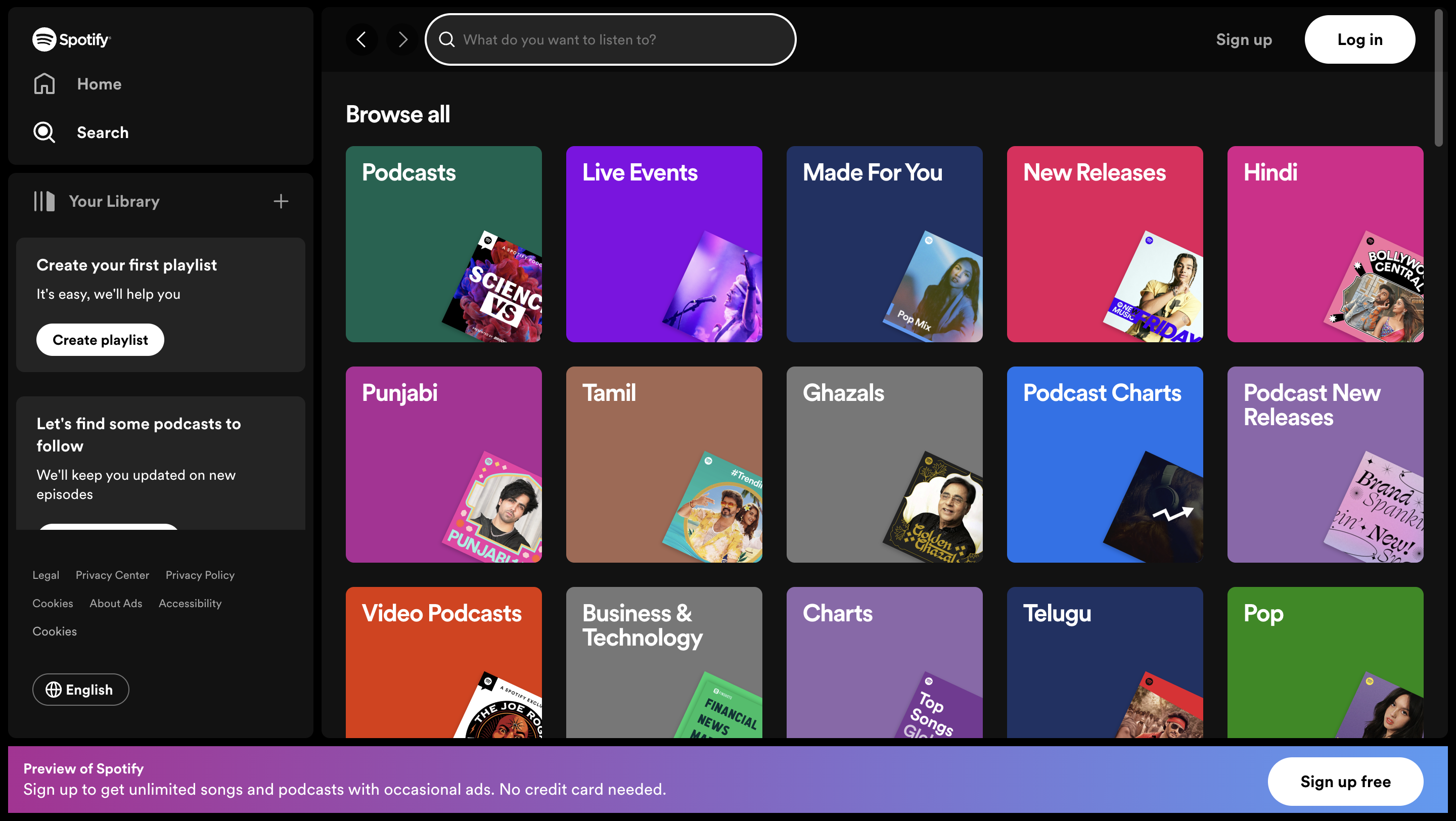spotify-clone-assignment screenshot 2