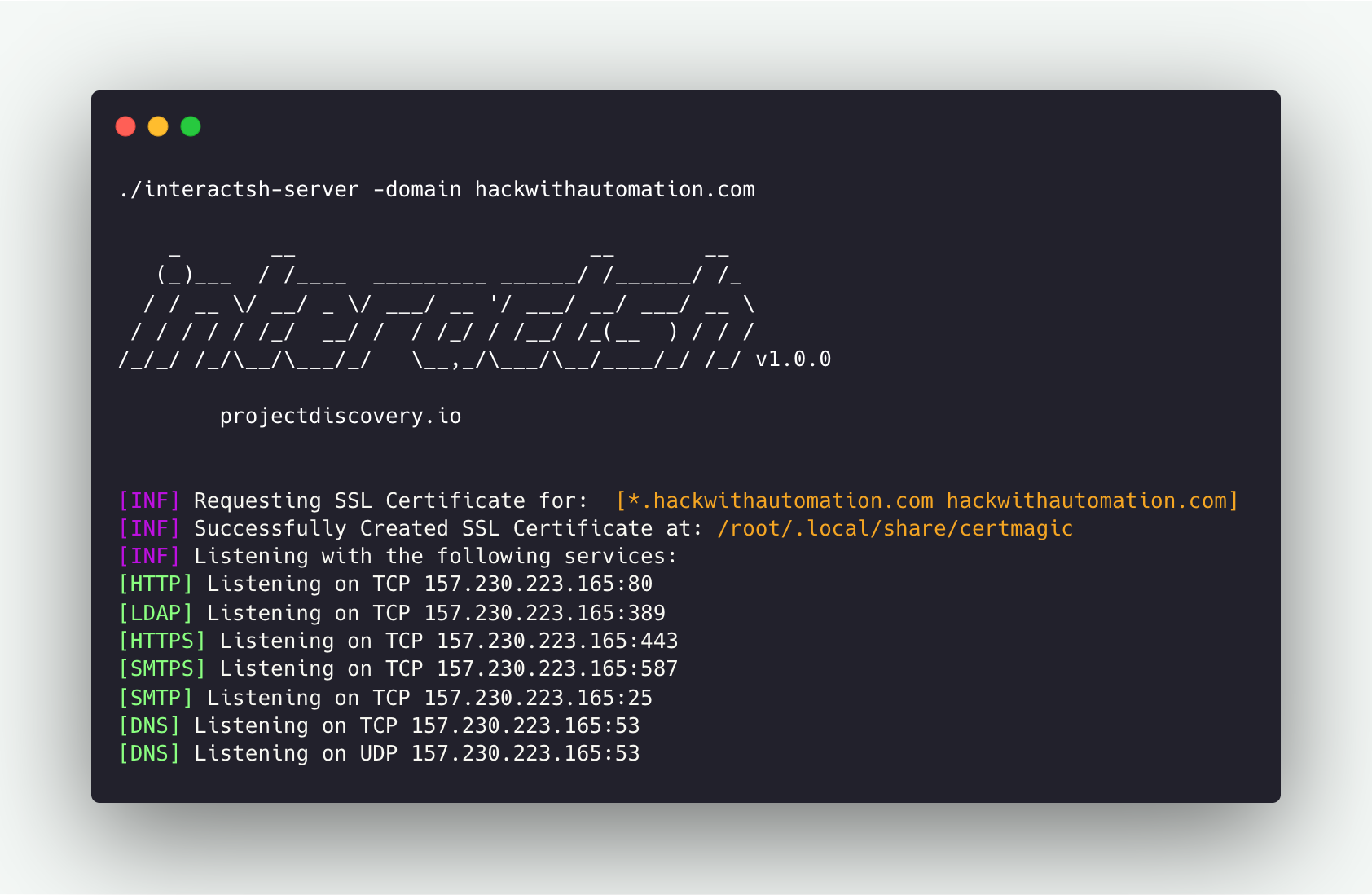 interactsh screenshot 10
