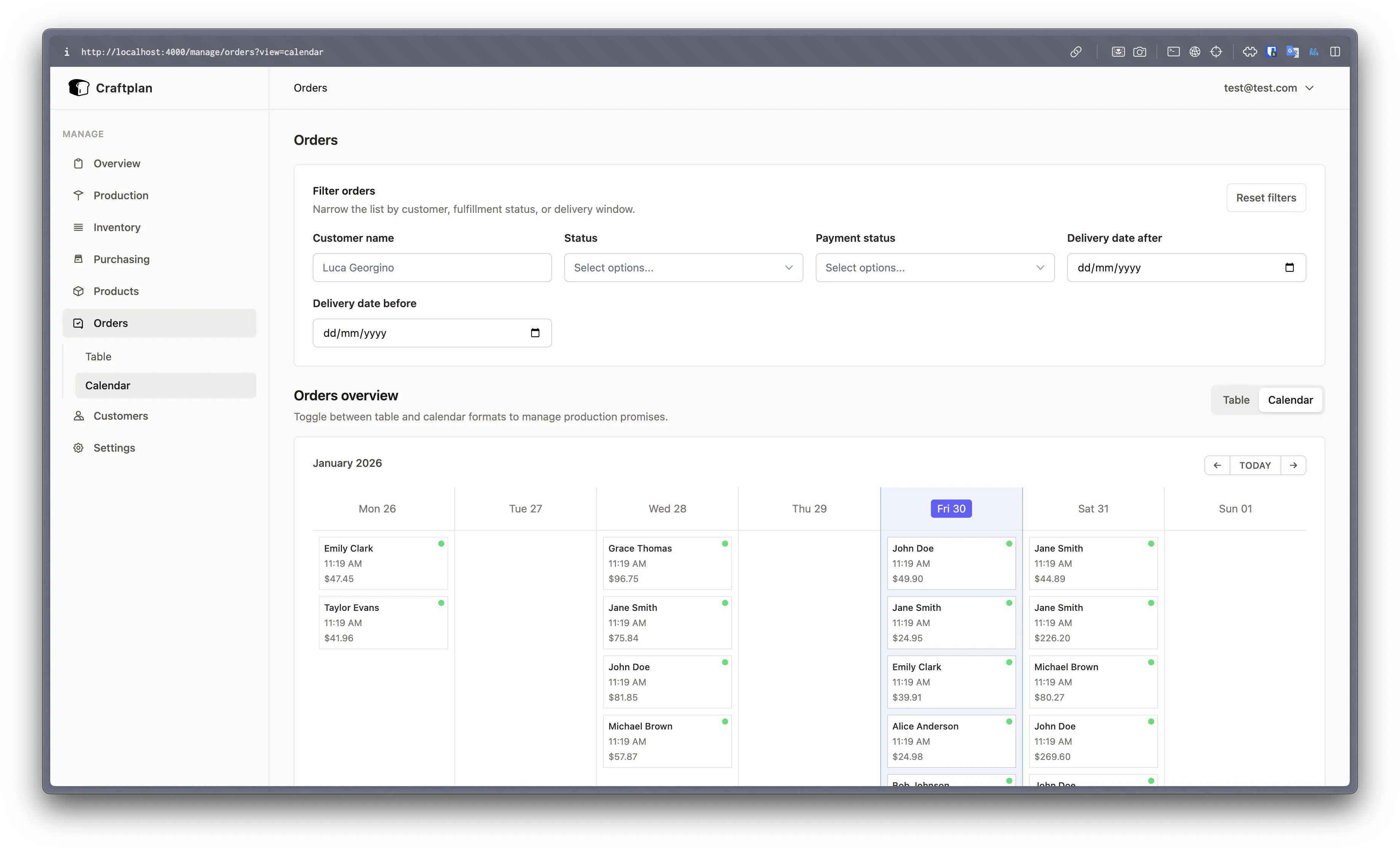 craftplan screenshot 3