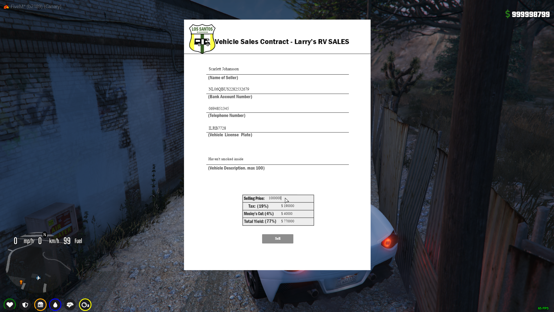 qb-vehiclesales screenshot 5