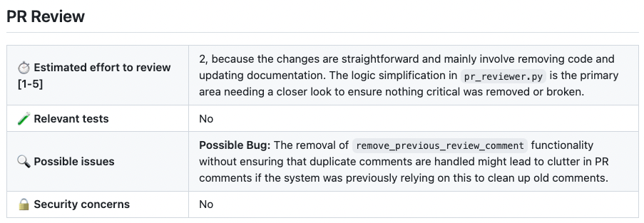 pr-agent screenshot 2