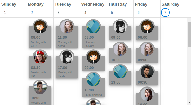 quasar-ui-qcalendar screenshot 4