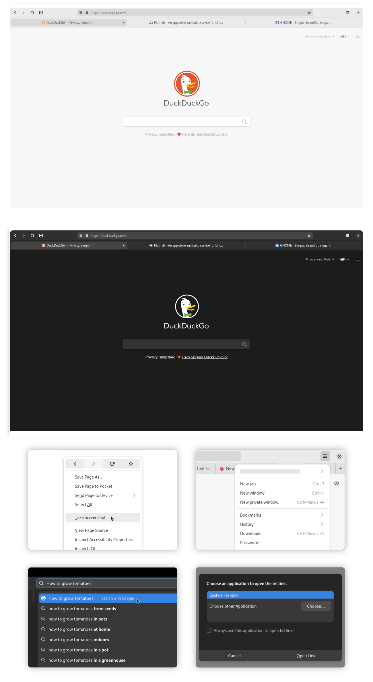 firefox-gnome-theme screenshot 1