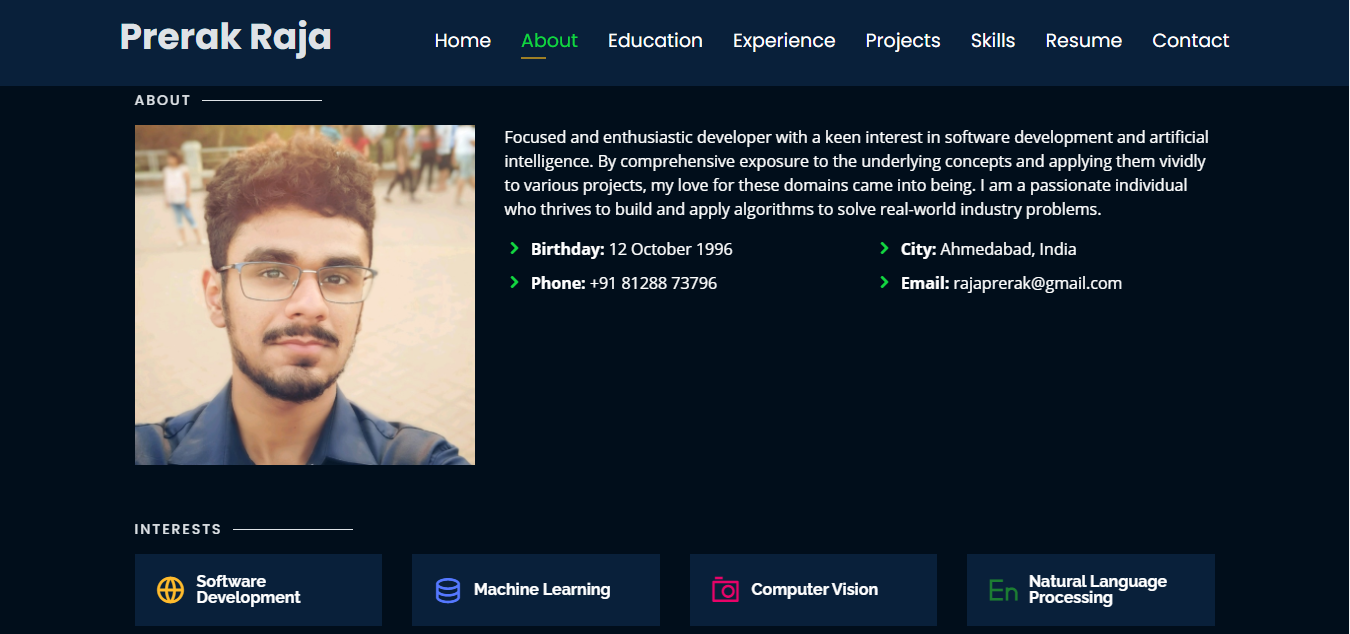 rajaprerak.github.io screenshot 2
