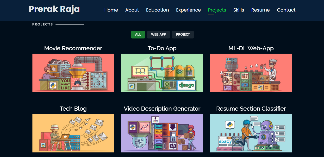 rajaprerak.github.io screenshot 3