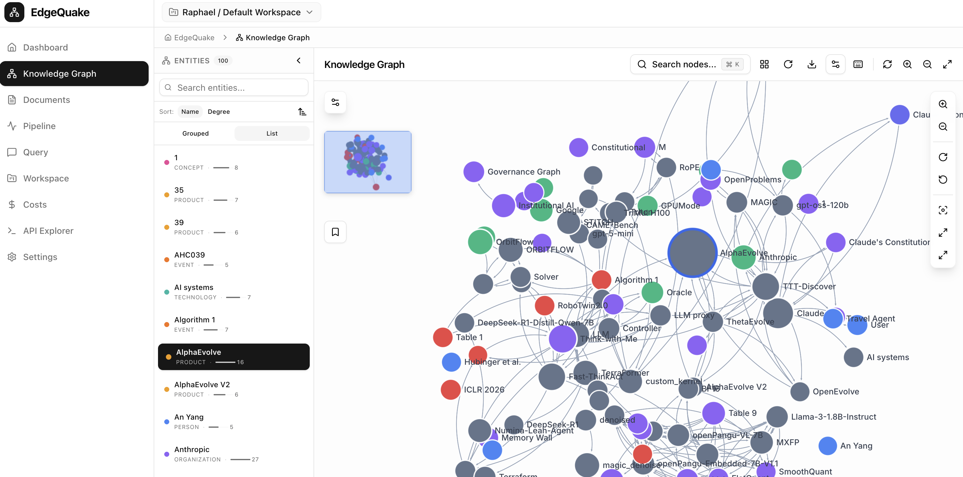 edgequake screenshot 1