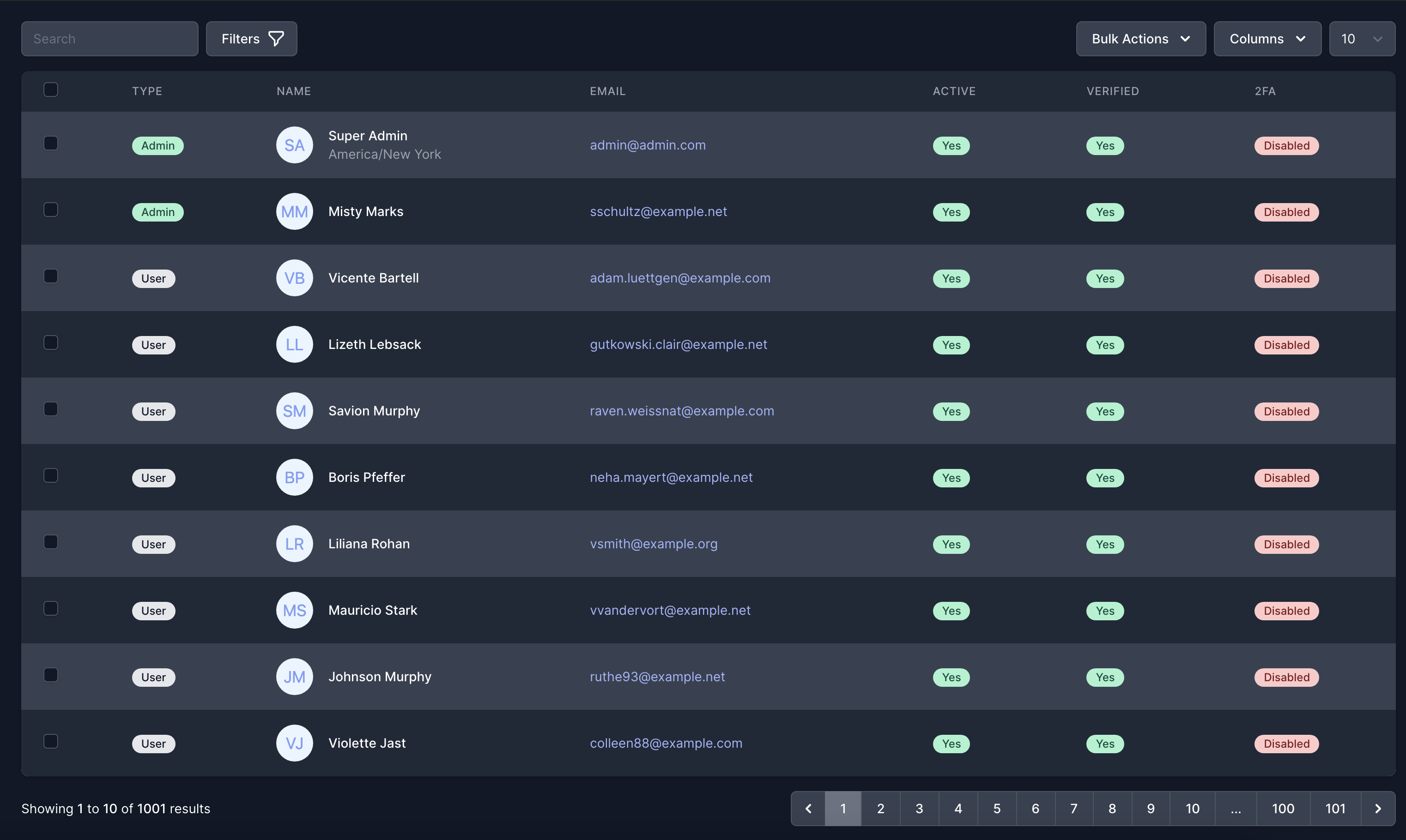 laravel-livewire-tables screenshot 1