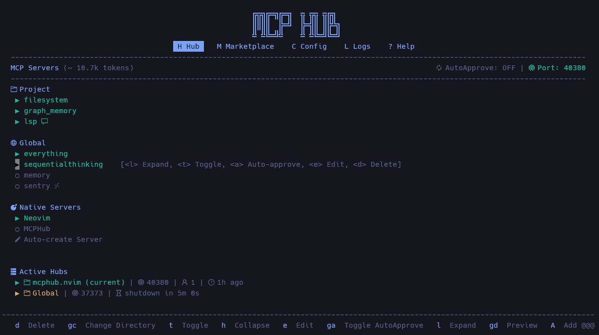mcphub.nvim screenshot 3