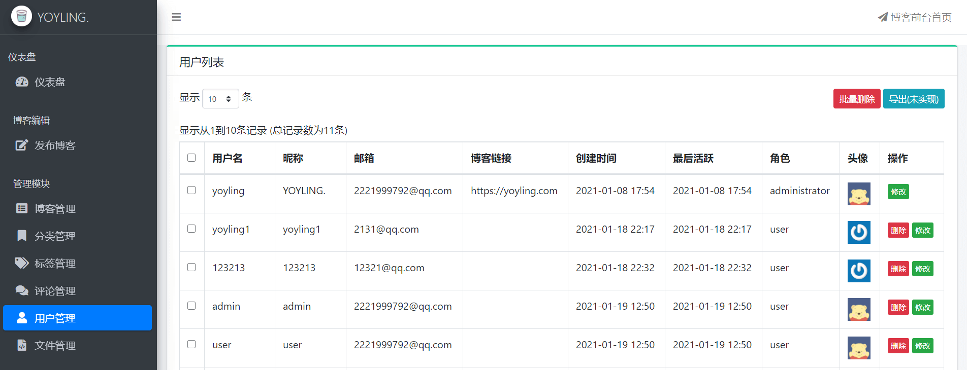 blog-ssm screenshot 20